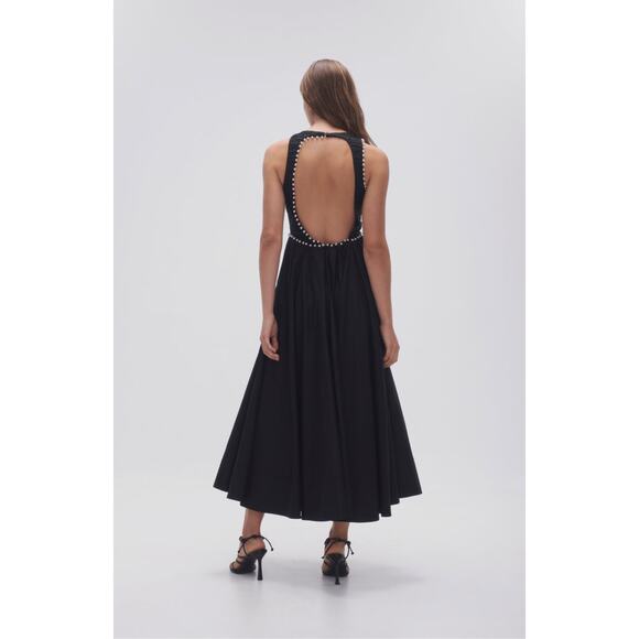 Aje Florence Pearl Trim Midi Dress - Picture 5 of 15